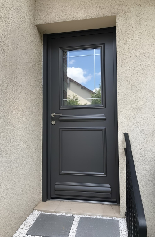 Входная дверь с окном