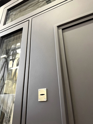 Остекленные вставки сверху и сбоку Остекленные вставки сверху и сбоку