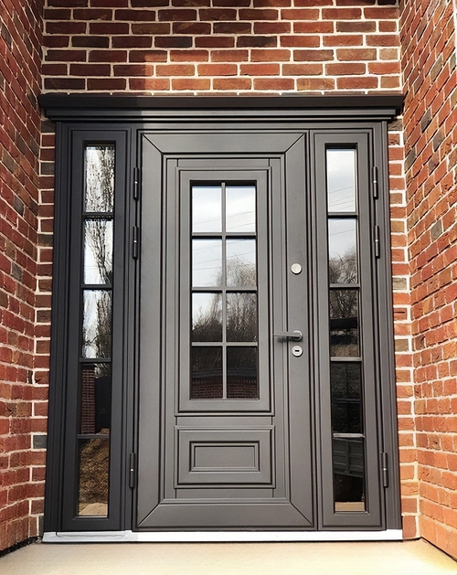 Входная группа с остеклением Входная группа с остеклением